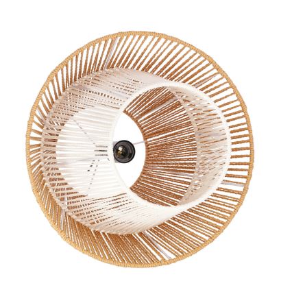 Pakabinamas šviestuvas AFRICA 1xE27/40W/230V 40 cm rudas/kremas