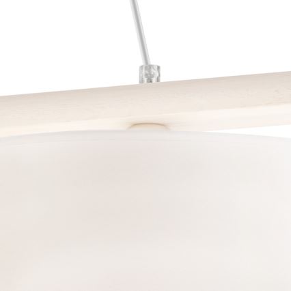 Pakabinamas šviestuvas ant laido AIDA 2xE27/60W/230V ąžuolo spalvos