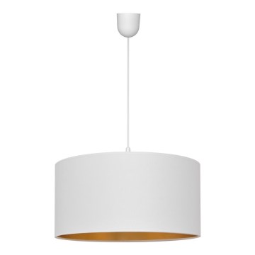 Pakabinamas šviestuvas ALBA 1xE27/15W/230V skersmuo 40 cm baltas/auksinis