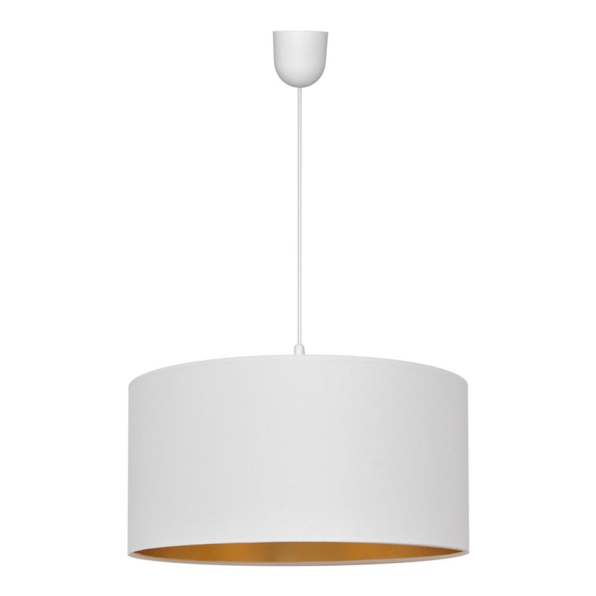 Pakabinamas šviestuvas ALBA 1xE27/15W/230V skersmuo 40 cm baltas/auksinis