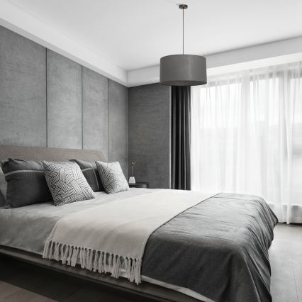 Pakabinamas šviestuvas ALBA su laidu, 1xE27/15W/230V, skersmuo 45 cm, pilkas