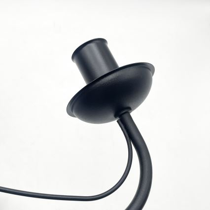 Pakabinamas šviestuvas ant grandinės ANTON 3xE14/15W/230V juodas