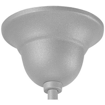 Pakabinamas šviestuvas ant grandinės RETRO II 5xE27/60W/230V sidabrinis