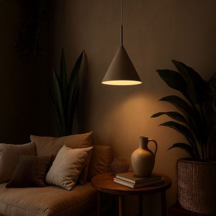 Pakabinamas šviestuvas ant kabelio CAPITAL 1xGX53/15W/230V skersmuo 32 cm taupe