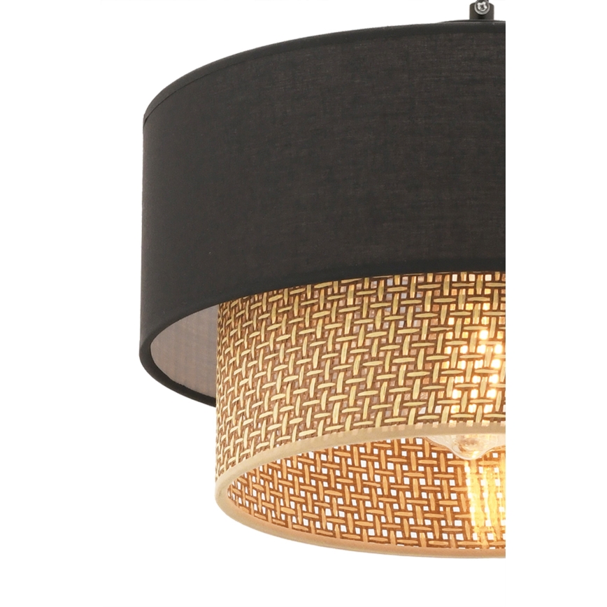 Pakabinamas šviestuvas ant kabelio ECHO 1xE27/60W/230V juoda/ruda