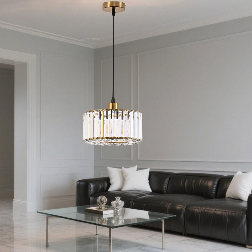 Pakabinamas šviestuvas ant kabelio VETRO 1xE27/60W/230V auksinis