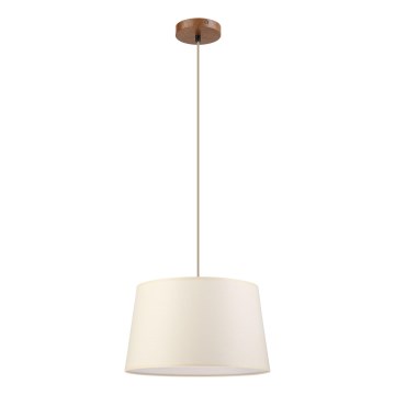 Pakabinamas šviestuvas ant laido AIDA 1xE27/15W/230V skersm. 35 cm ąžuolas/kreminė