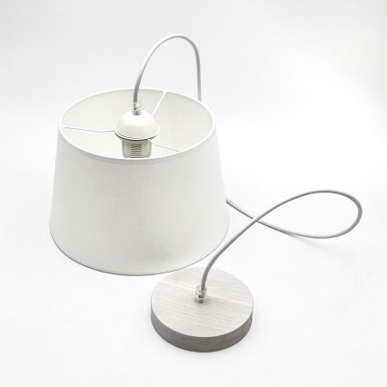 Pakabinamas šviestuvas ant laido AIDA 1xE27/60W/230V skersmuo 25 cm ąžuolas/balta
