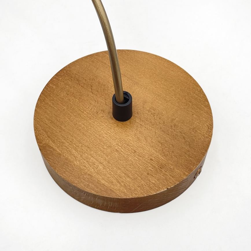 Pakabinamas šviestuvas ant laido AIDA 1xE27/60W/230V Ø 25 cm ąžuolas/ruda/balta