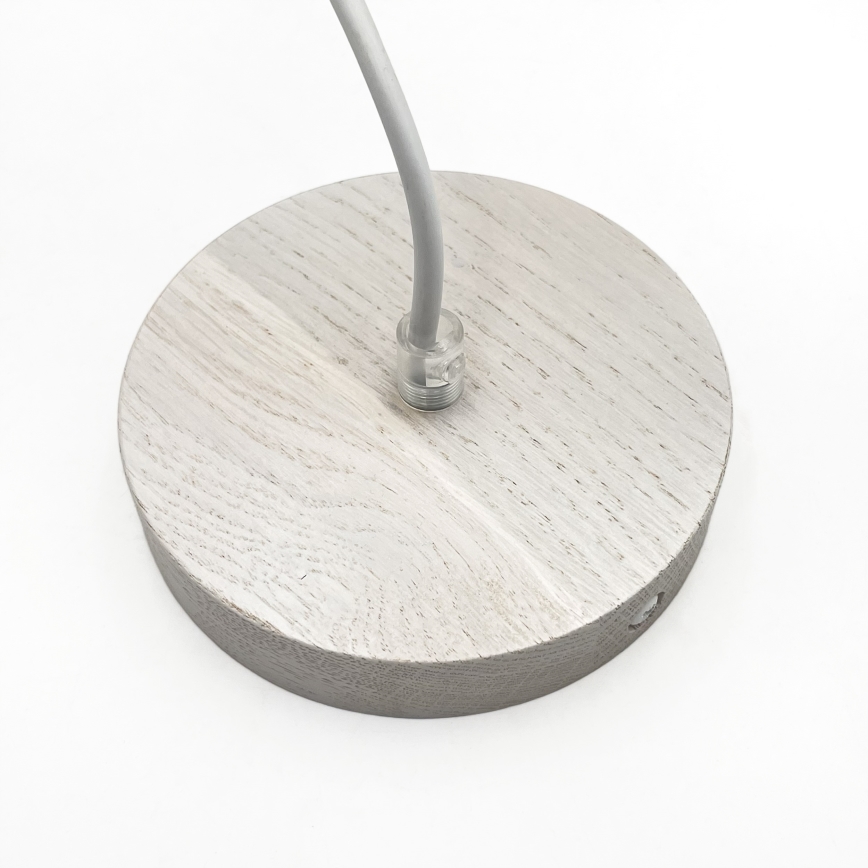 Pakabinamas šviestuvas ant laido AIDA 1xE27/60W/230V Ø 35 cm, ąžuolas/balta