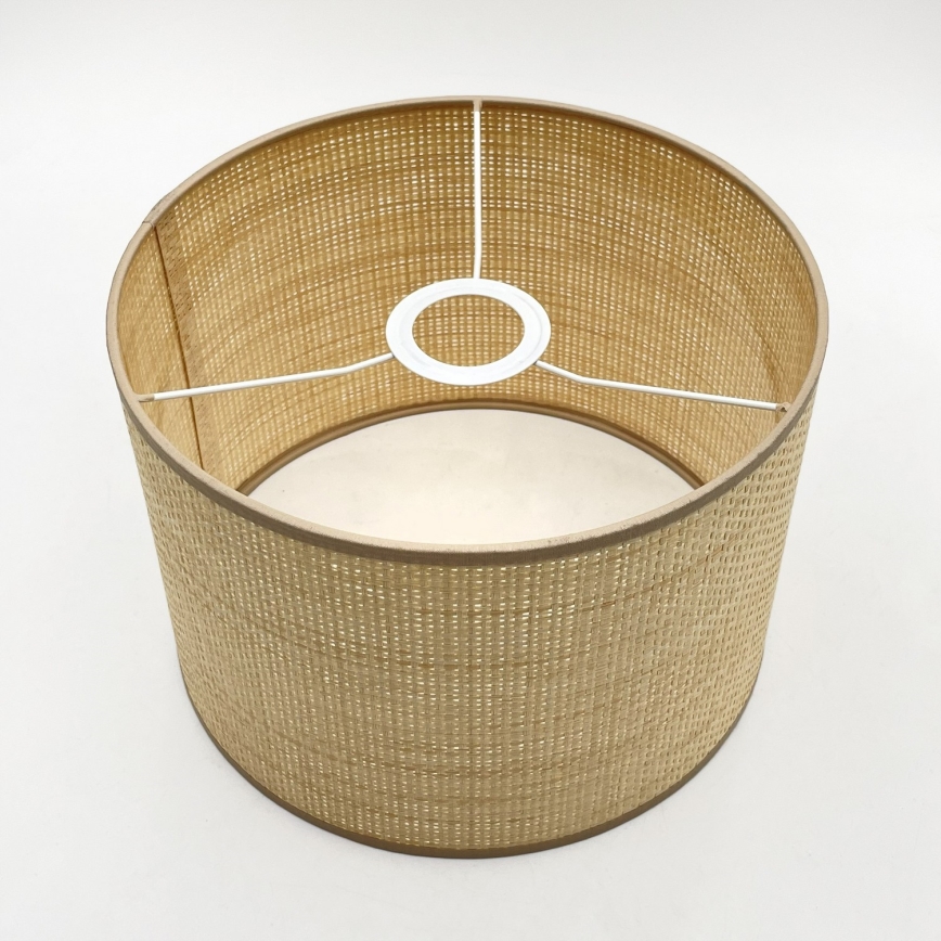 Pakabinamas šviestuvas ant laido AIDA 3xE27/15W/230V Ø 25 cm ąžuolas/rafija