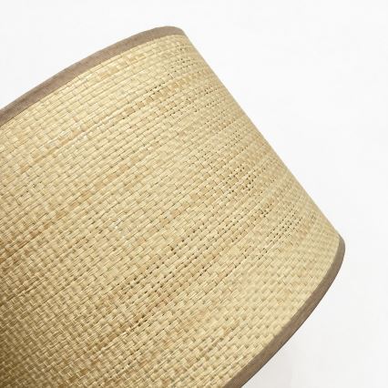 Pakabinamas šviestuvas ant laido AIDA 3xE27/15W/230V Ø 25 cm ąžuolas/rafija