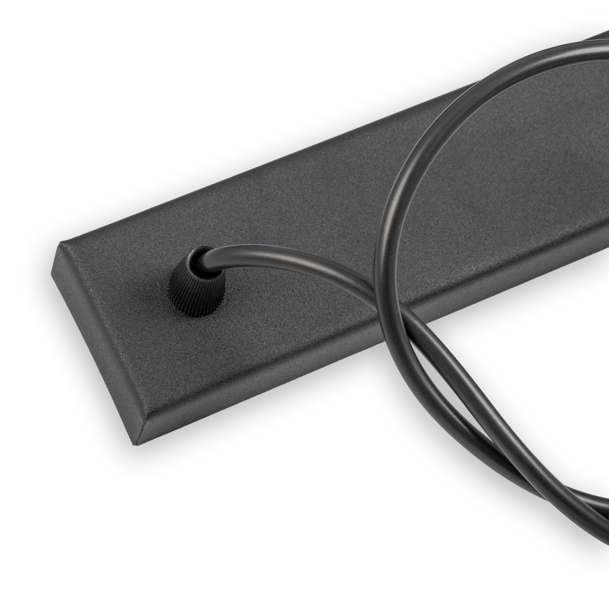 Pakabinamas šviestuvas ant laido ALBA 3xE27/15W/230V juoda/ruda