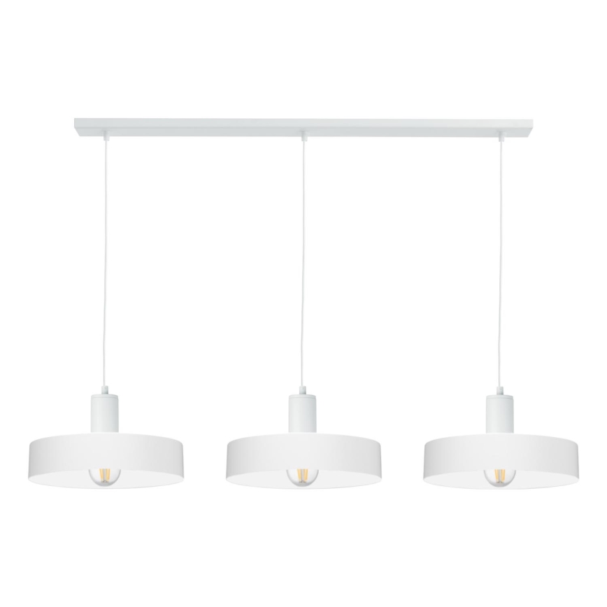 Pakabinamas šviestuvas ant laido ARCANE 3xE27/60W/230V baltas