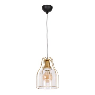 Pakabinamas šviestuvas ant laido ARIA 1xE27/60W/230V auksinis