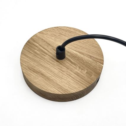 Pakabinamas šviestuvas ant laido ASTA 1x E27/60W/230V, skersmuo 28 cm, ąžuolas