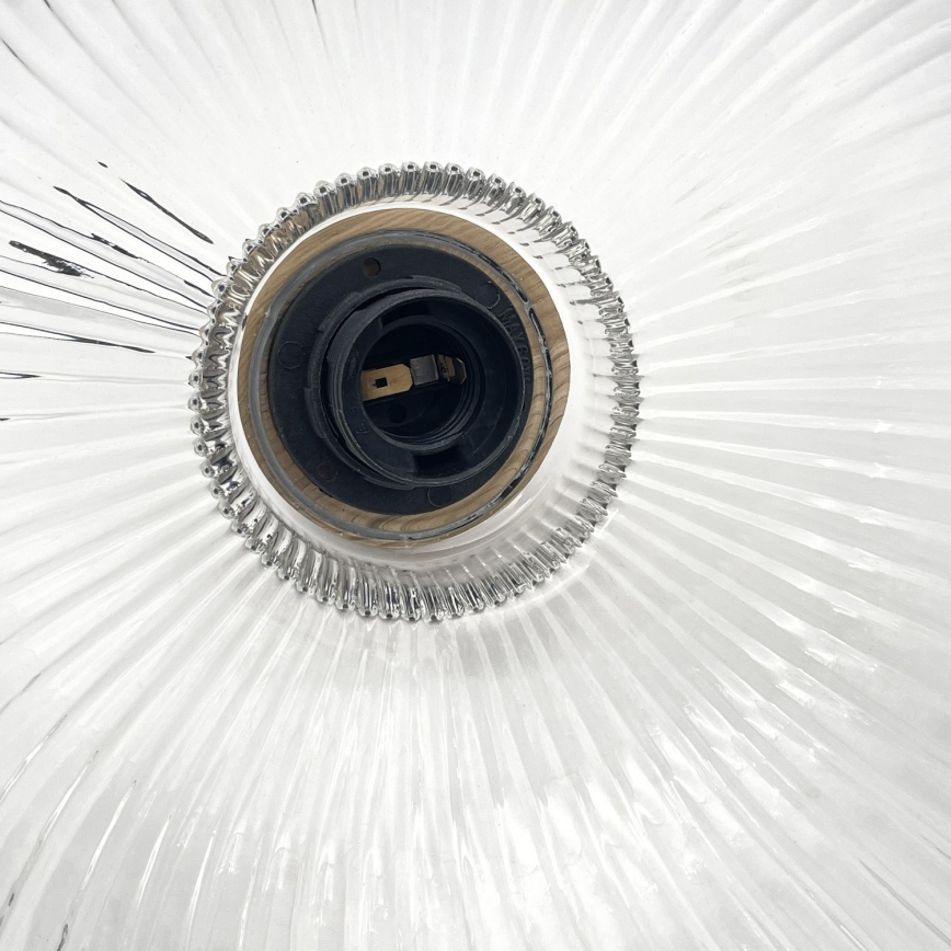 Pakabinamas šviestuvas ant laido ASTA 1x E27/60W/230V, skersmuo 28 cm, ąžuolas