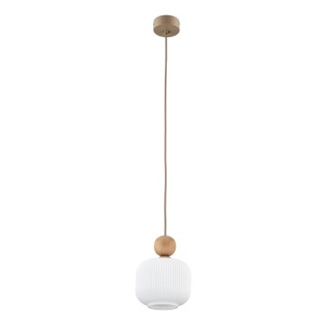 Pakabinamas šviestuvas ant laido BALLO 1xE14/10W/230V smėlinis