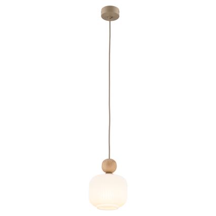 Pakabinamas šviestuvas ant laido BALLO 1xE14/10W/230V smėlinis