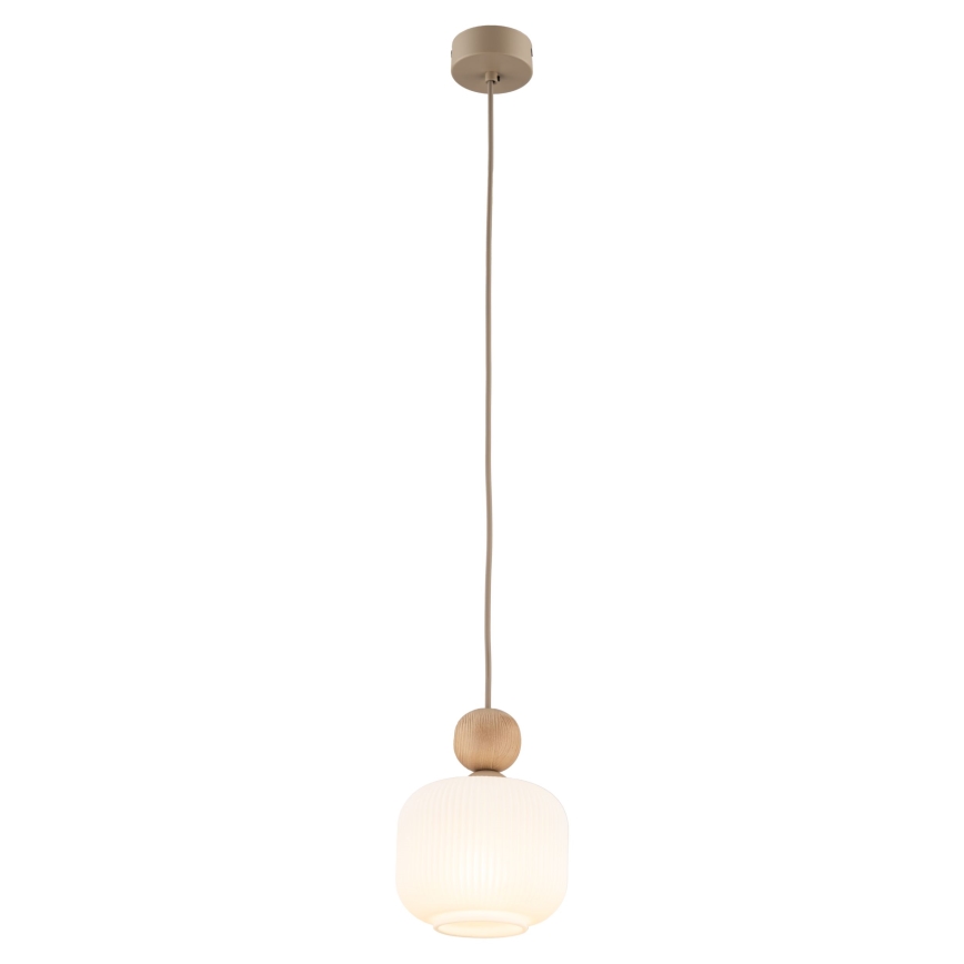 Pakabinamas šviestuvas ant laido BALLO 1xE14/10W/230V smėlinis