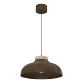 Pakabinamas šviestuvas ant laido BASCA 1xE27/15W/230V ruda/bėžinė