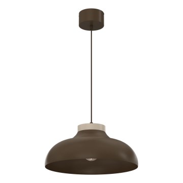 Pakabinamas šviestuvas ant laido BASCA 1xE27/15W/230V ruda/bėžinė