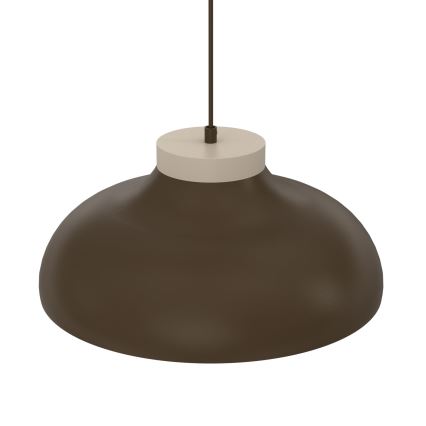 Pakabinamas šviestuvas ant laido BASCA 1xE27/15W/230V ruda/bėžinė