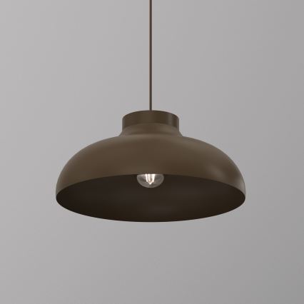 Pakabinamas šviestuvas ant laido BASCA 1xE27/15W/230V, rudas