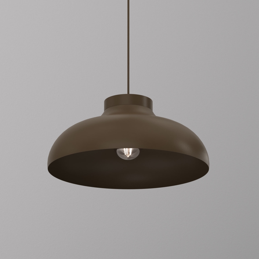 Pakabinamas šviestuvas ant laido BASCA 1xE27/15W/230V, rudas
