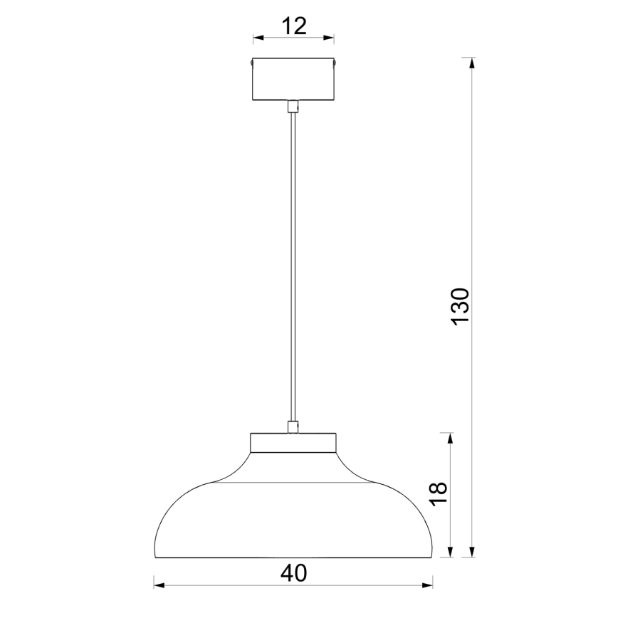 Pakabinamas šviestuvas ant laido BASCA 1xE27/15W/230V smėlinė/ruda