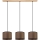 Pakabinamas šviestuvas ant laido BENITA 3xE27/40W/230V rudas/ąžuolas