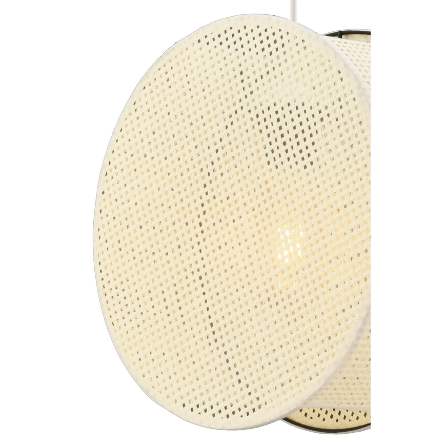 Pakabinamas šviestuvas ant laido BIG DRUM 1xE27/60W/230V kreminės spalvos