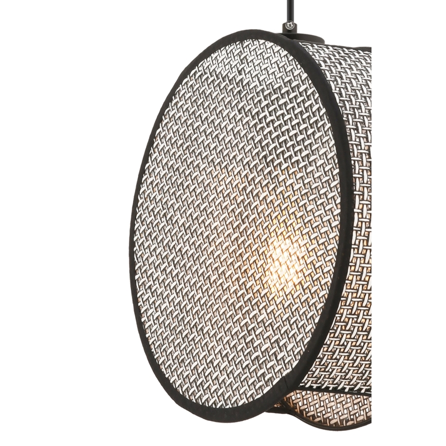 Pakabinamas šviestuvas ant laido BIG DRUM 1xE27/60W/230V pilka/juoda