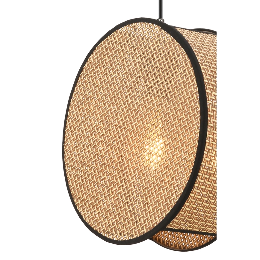 Pakabinamas šviestuvas ant laido BIG DRUM 1xE27/60W/230V ruda/juoda