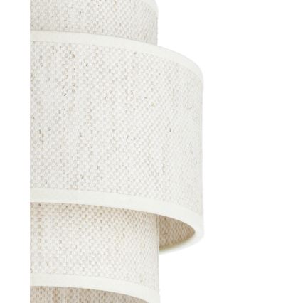 Pakabinamas šviestuvas ant laido BOHO 1xE27/60W/230V Ø 20 cm baltas