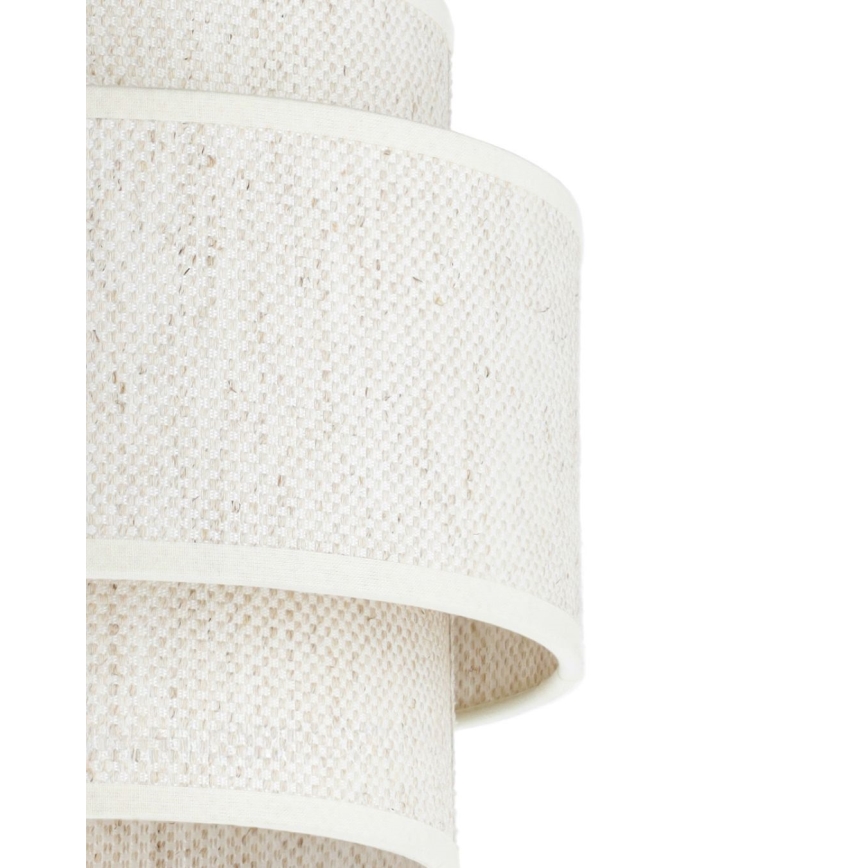 Pakabinamas šviestuvas ant laido BOHO 1xE27/60W/230V Ø 20 cm baltas