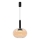 Pakabinamas šviestuvas ant laido BUENO 1xGX53/9W/230V Ø 25 cm dūminė smėlio spalva