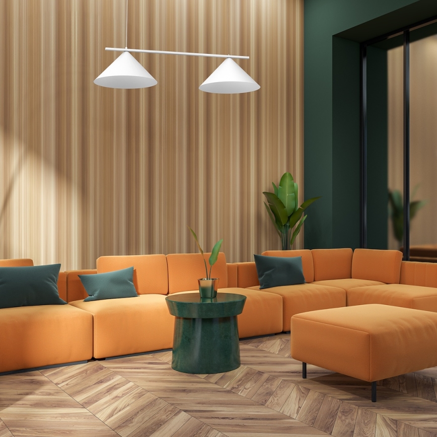 Pakabinamas šviestuvas ant laido CAPITAL 2xGX53/15W/230V baltas