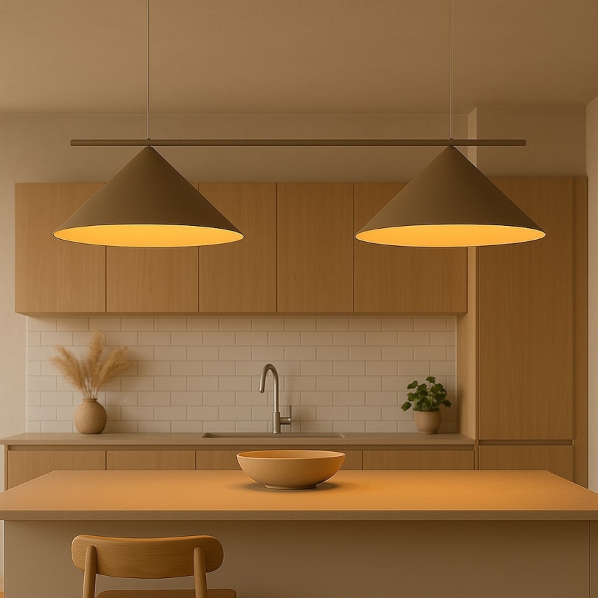 Pakabinamas šviestuvas ant laido CAPITAL 2xGX53/15W/230V taupe