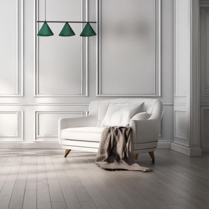 Pakabinamas šviestuvas ant laido CAPITAL, 3xGX53/15W/230V, žalias