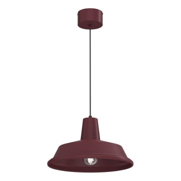 Pakabinamas šviestuvas ant laido CLASS 1xE27/15W/230V burgundiškas