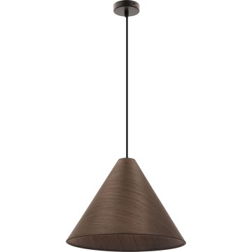 Pakabinamas šviestuvas ant laido CONO 1xE27/40W/230V mahagono furnyras