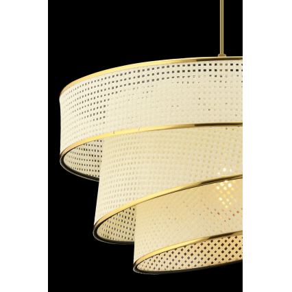 Pakabinamas šviestuvas ant laido COUPER 1xE27/60W/230V baltas/auksinis
