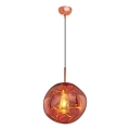 Pakabinamas šviestuvas ant laido CRUMPLED 1xE27/24W/230V, skersmuo 26 cm, vario spalvos
