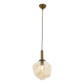 Pakabinamas šviestuvas ant laido CRUMPLED 1xE27/40W/230V bronzinis/smėlinis