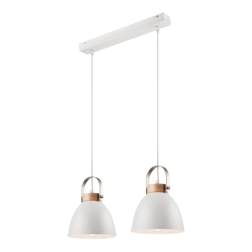 Pakabinamas šviestuvas ant laido DANIELLE 2xE27/60W/230V ąžuolas