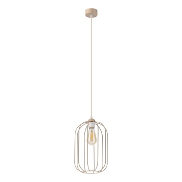 Pakabinamas šviestuvas ant laido DESTELLO 1xE27/15W/230V, skersmuo 21 cm, smėlio spalvos