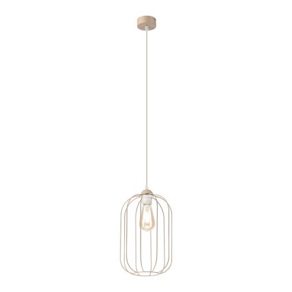 Pakabinamas šviestuvas ant laido DESTELLO 1xE27/15W/230V, skersmuo 21 cm, smėlio spalvos