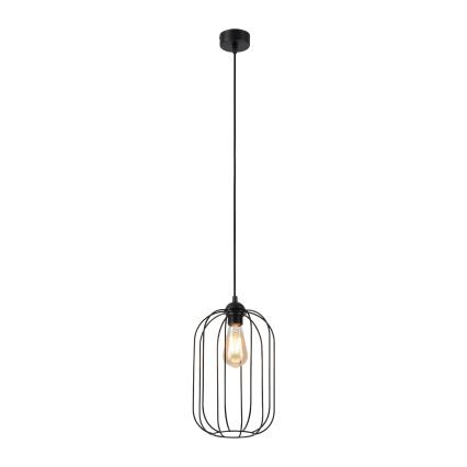 Pakabinamas šviestuvas ant laido DESTELLO 1xE27/15W/230V Ø 21 cm juodas