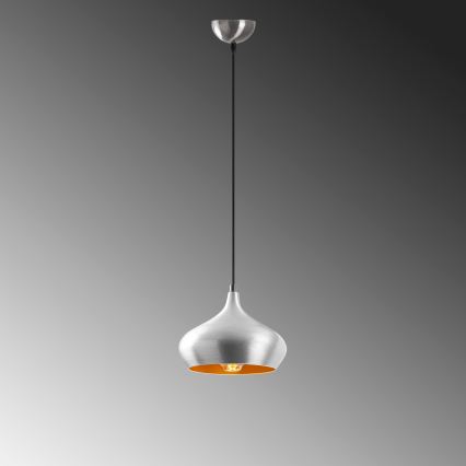 Pakabinamas šviestuvas ant laido DODO 1xE27/40W/230V matinio chromo apdaila